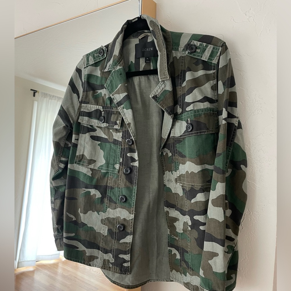 J. Crew Camouflage Shirt/ Jacket